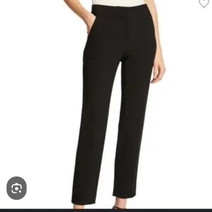 St. John Caviar Black Wool Blend Emma Knit Pants Trouser Women’s Sz 12